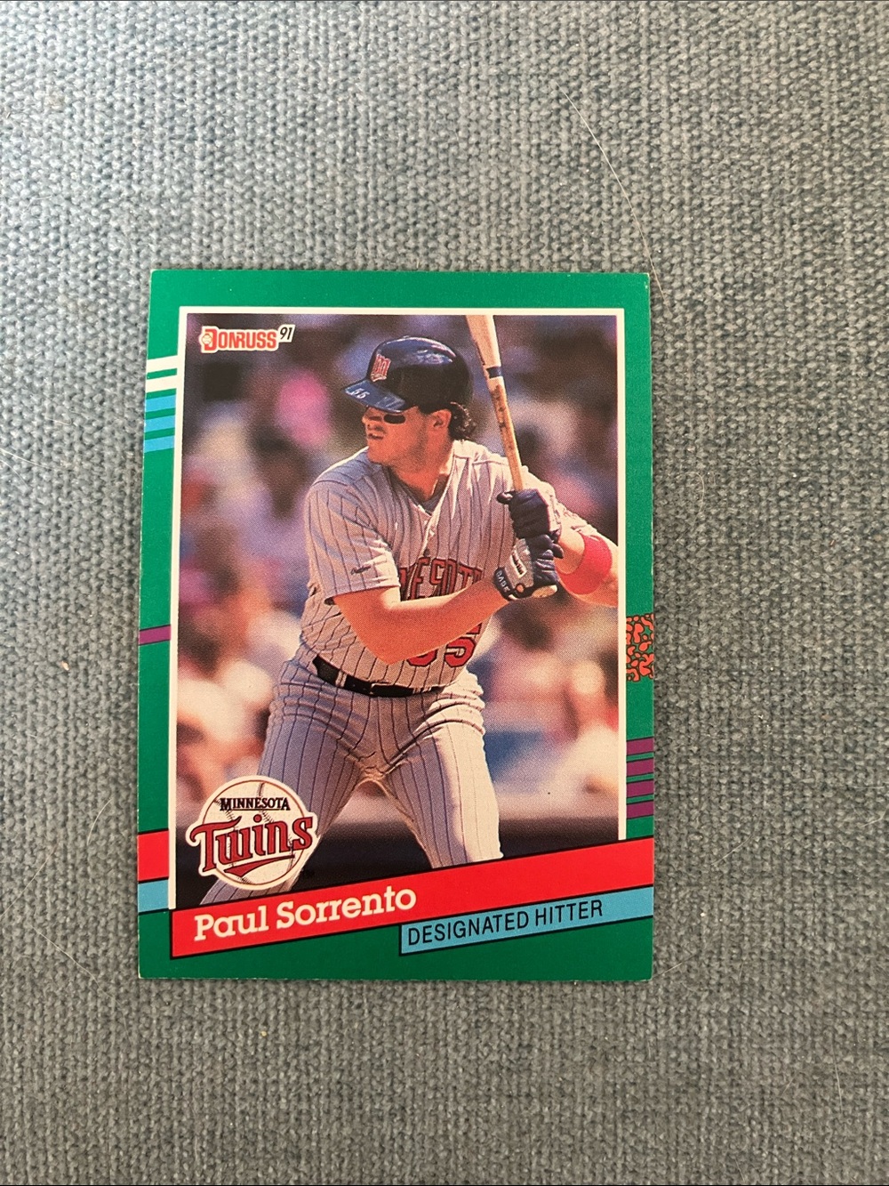 1991 Donruss Minnesota Twins Baseball Card Trading Card